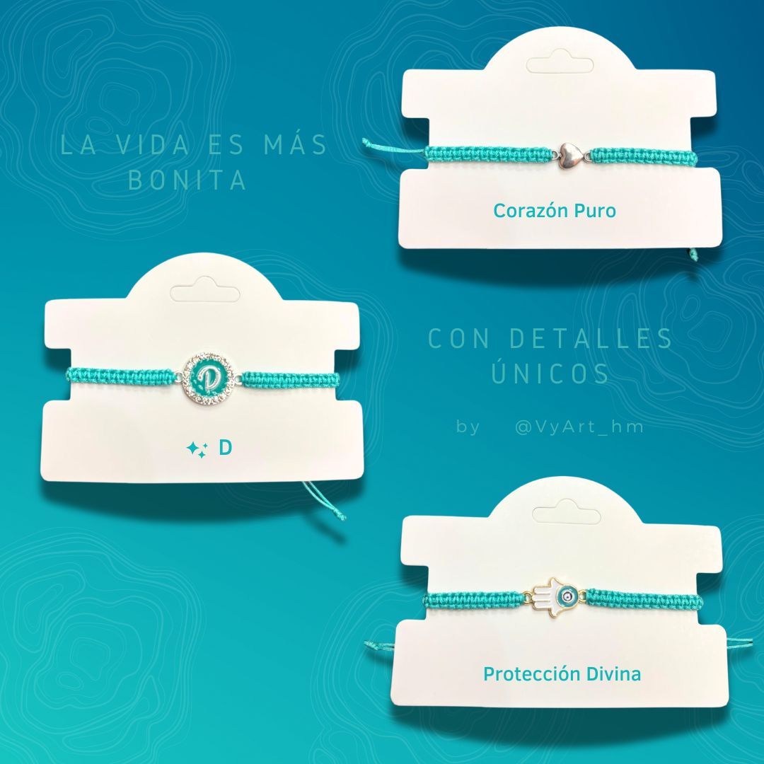 Pulseras con Aura Turquesa