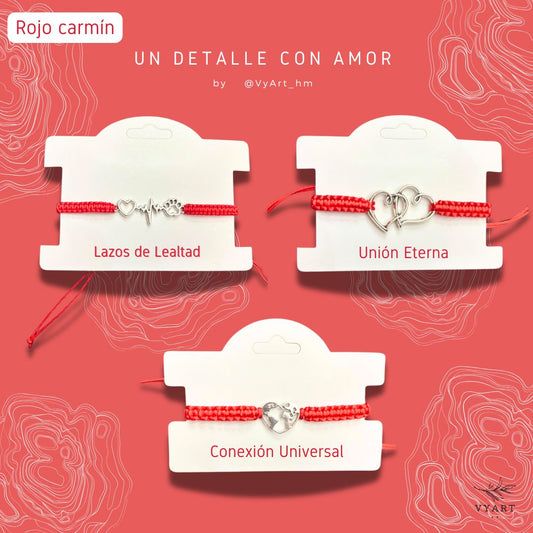 Pulseras con Aura Roja