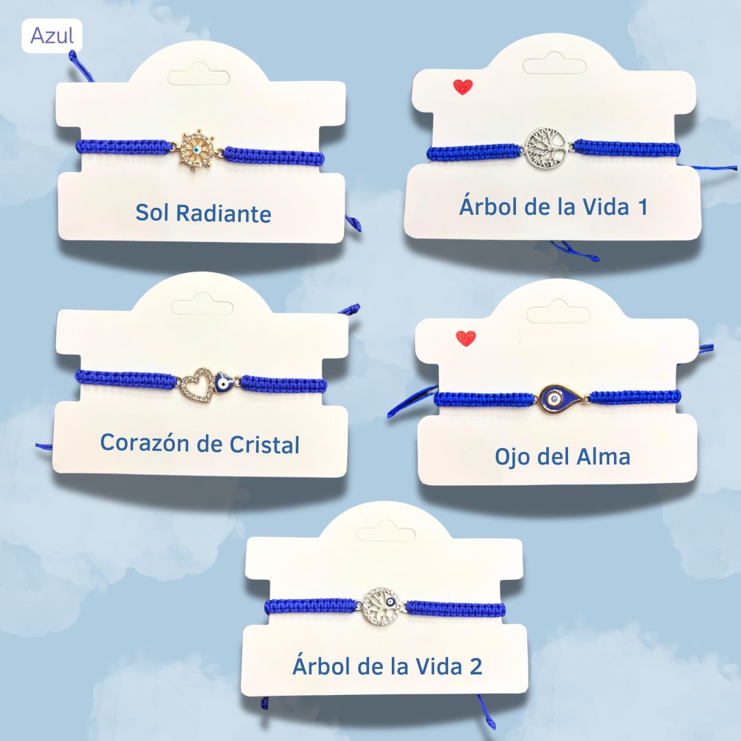 Pulseras con Aura Azul