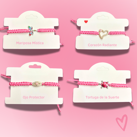 Pulseras con Aura Rosa